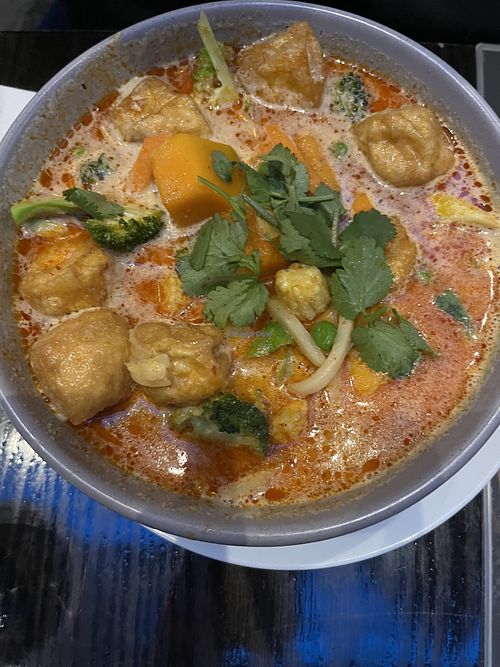 Red curry  at Buddha Stix in Rangiora