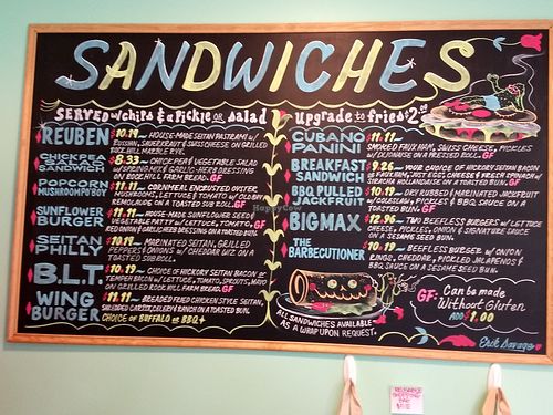 Sandwiches menu 7/20 at Berben & Wolff's in Troy