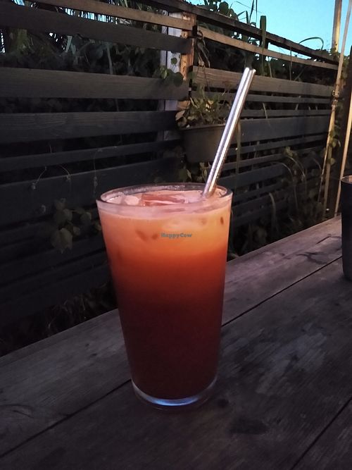 Thai tea at Russell's by Eat Healthy Kauai in Wailua