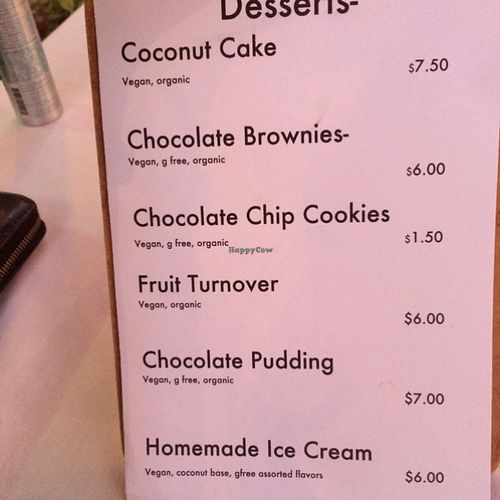 all vegan homemade desserts!  at Russell's by Eat Healthy Kauai in Wailua