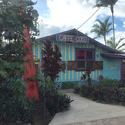 front door  at Russell's by Eat Healthy Kauai in Wailua