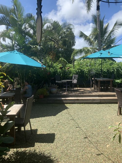 Backyard  at Russell's by Eat Healthy Kauai in Wailua