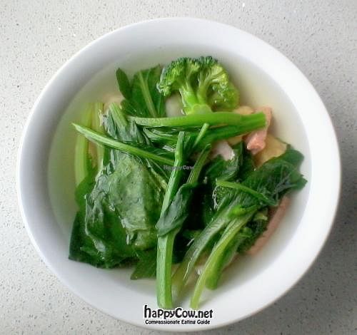 Mixed vegetable soup at King's Cafe in Toronto