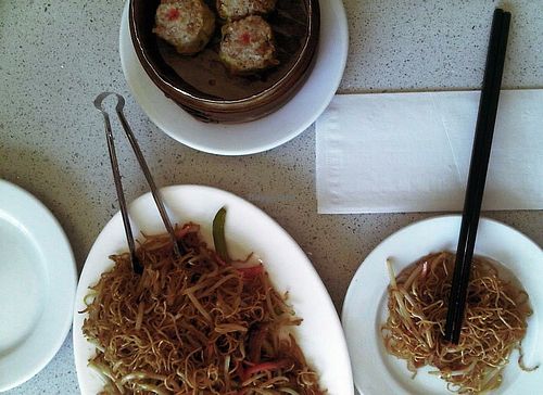 Noodles and dim sum at King's Cafe in Toronto