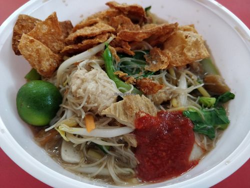 Fried Hokkien noodles at Fried Carrot Cake 福缘斋 in Central Singapore