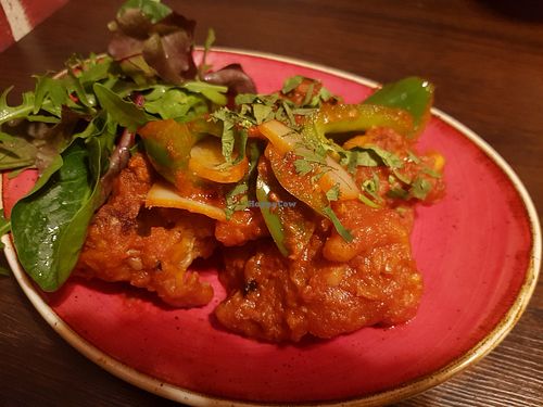 Cauliflower manchurian at My Delhi Indian Street Food in Newcastle Upon Tyne