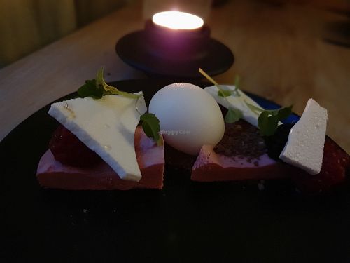 desert from tasting menue at Ragu in Helsinki