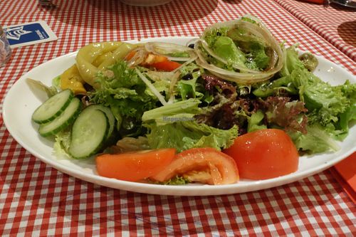 Insalata Italia (vegan) as a main course at Little Italy in Saarbrucken