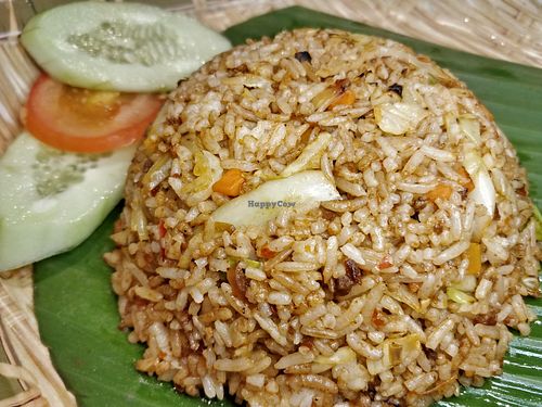 Petai fried rice at Coco Veggie Nonya Cuisine 椰素林 in Central Singapore
