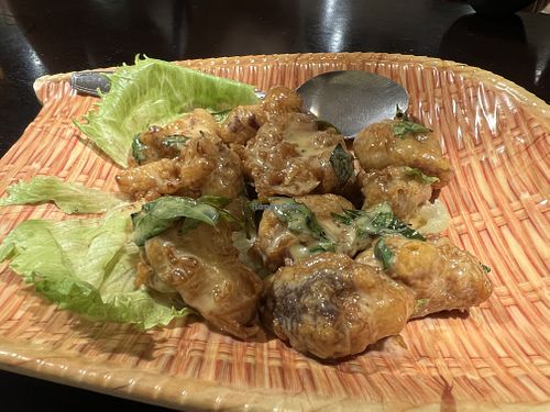 Butter monkey head mushrooms  at Coco Veggie Nonya Cuisine 椰素林 in Central Singapore