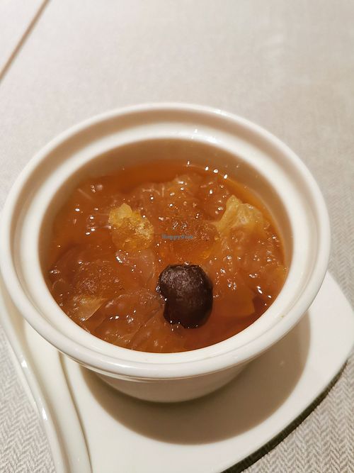 Double-Boiled Lemongrass
with Peach Gum at elemen 元素 - Paya Lebar Quarter in Central Singapore