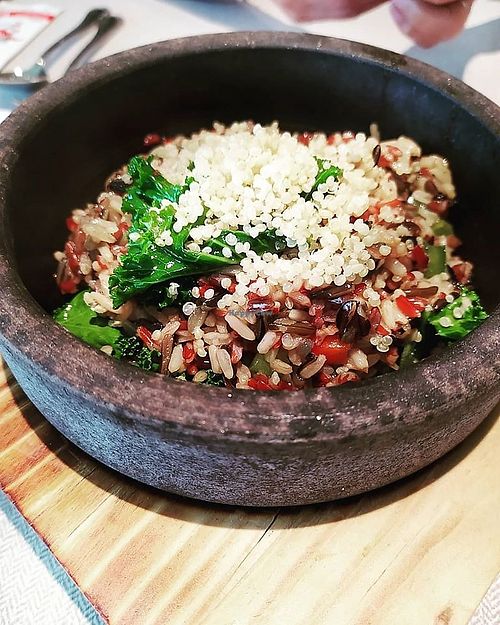 For the rice lover - Sizzling Quinoa Brown Rice? Healthy. Sweet tasting. at elemen 元素 - Paya Lebar Quarter in Central Singapore