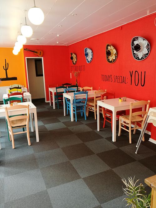 Inside at La Bamba in Esbjerg