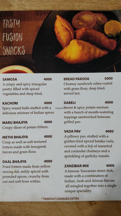 Five Chutneys Arusha Restaurant HappyCow