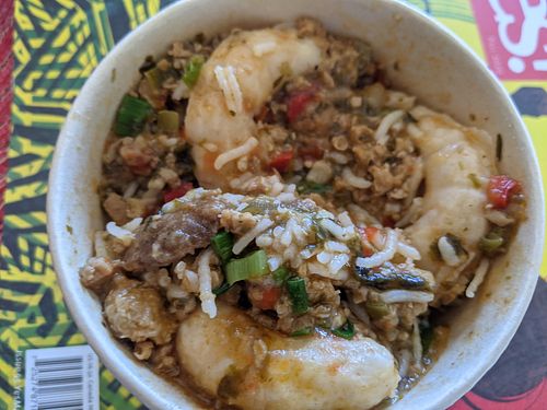 Vegan gumbo! at Vegan Mob in Oakland