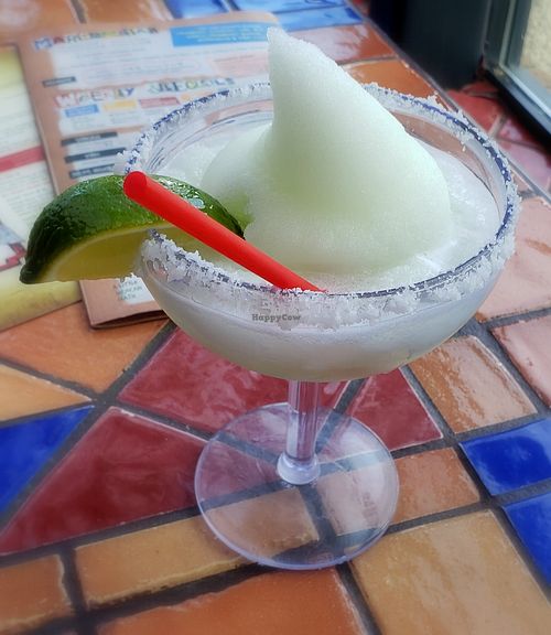 Lime Margarita at Julio's Barrio in Calgary
