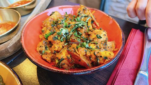 aloo gobhi  at Namaste Delhi in Aberdeen