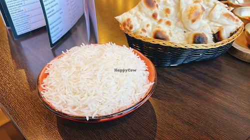 plain rice  at Namaste Delhi in Aberdeen