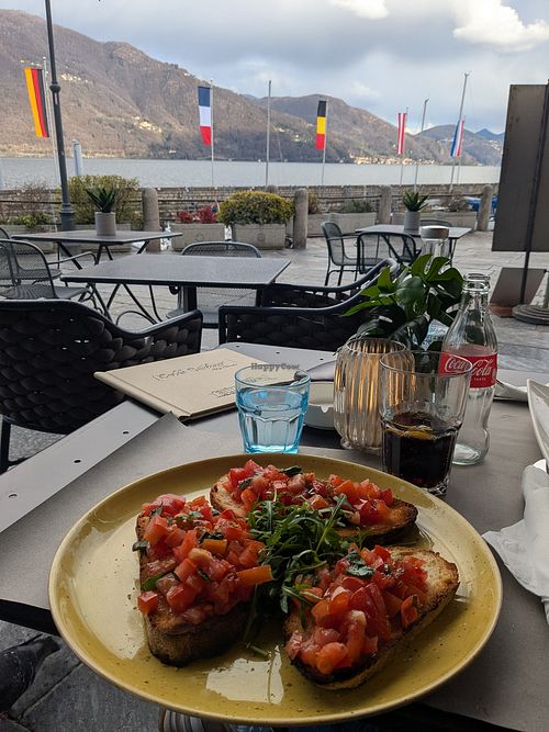 Bruschetta at Caffé Verbano in Cannobio