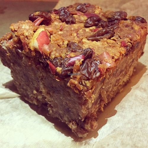 raw apple pie  at Mother's Market in Santa Ana