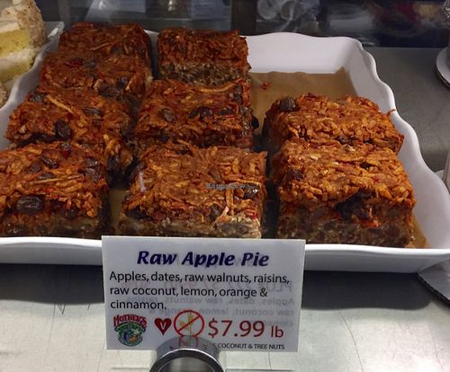 Raw Apple Pie  at Mother's Market in Santa Ana