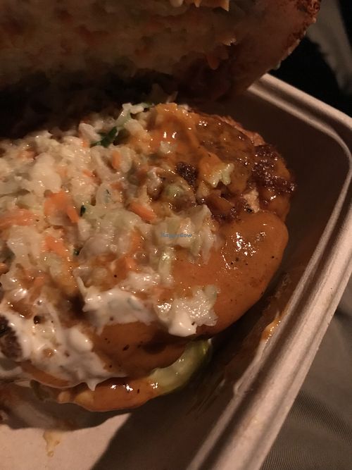 A delicious sammich of some sort lol at Veggie Grill by Next Level in Burbank