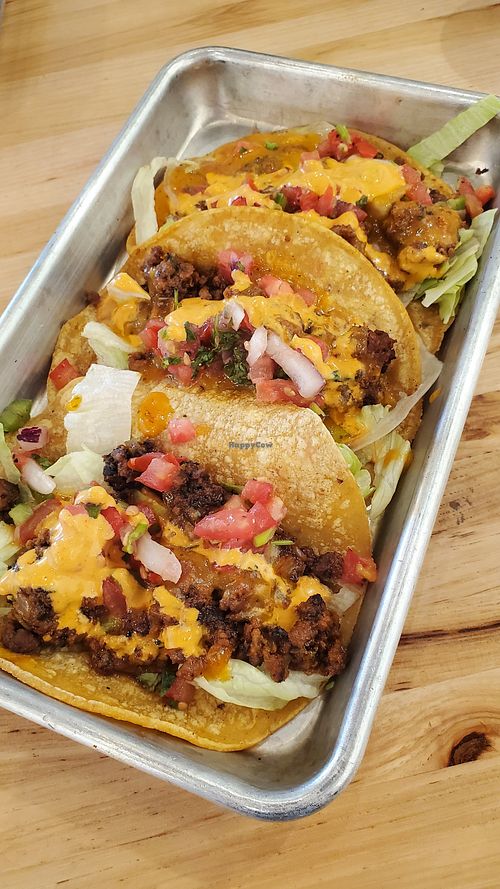 Tacos at Veggie Grill by Next Level in Burbank