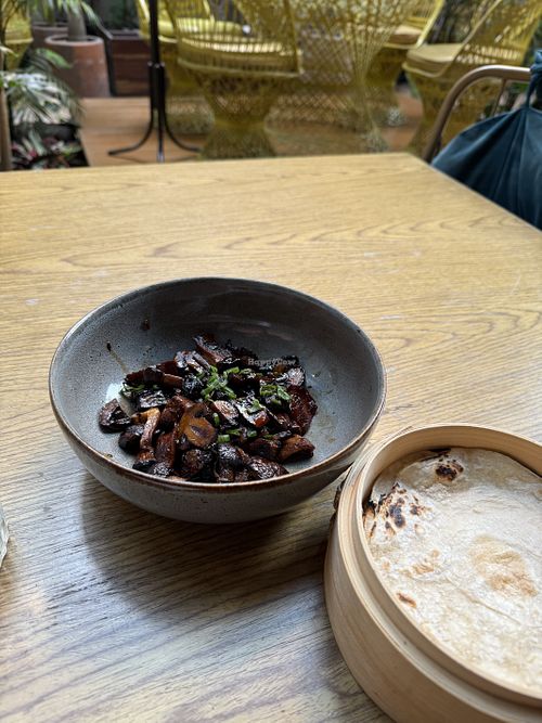 Mushrooms tacos  at Plantasia in Mexico City