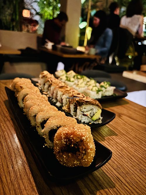 Shishito Banana Roll  at Plantasia in Mexico City