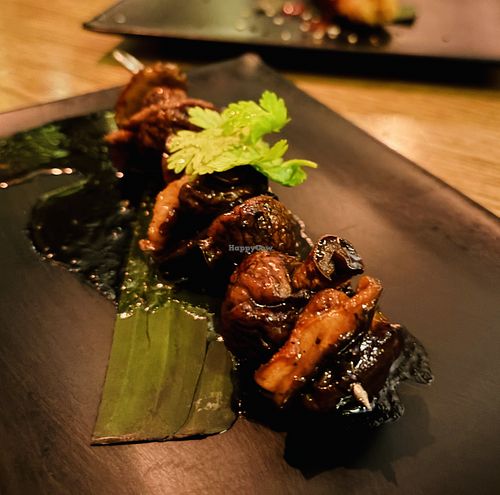 Brocheta de Hongos   at Plantasia in Mexico City