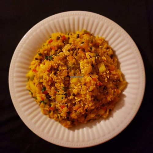 Pineapple Basil Fried Rice at MattsVeganDelights in Chattanooga