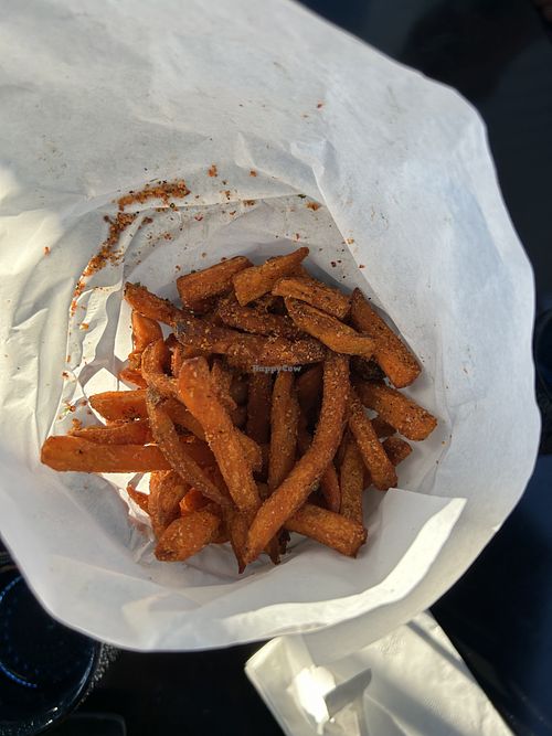 Sweet potato fries - so damn good!   at Akira Sushi in Aptos