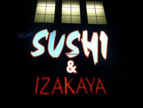 signage by vegankitten at Blue Sea Sushi and Izakaya in Las Vegas