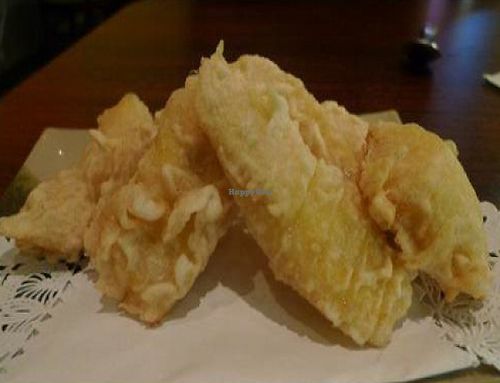 tempura bananas by vegankitten at Blue Sea Sushi and Izakaya in Las Vegas
