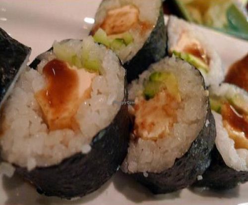 vegan sushi at miko's in las vegas by vegankitten at Blue Sea Sushi and Izakaya in Las Vegas