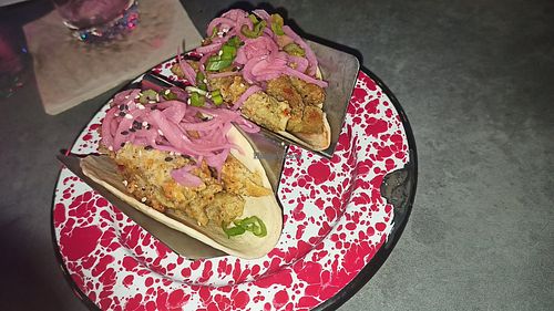 Vegan No Chicken taco (with seitan) at Lola Taqueria in Palm Beach