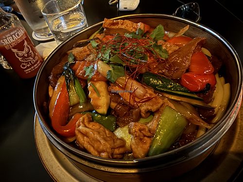 udon dish  at Soy in Munich