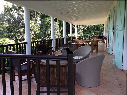 The best place to have a VG dinner. at La Case Miel Vanille in Sainte-anne