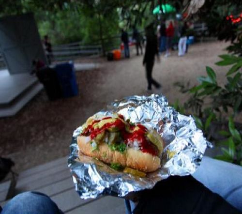 Franken's sausage at The Frankenstand - Mobile Cart in Los Angeles
