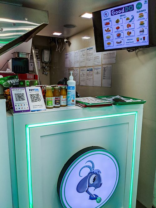 Inside of GoodDO Vegan Kiosk in Coloba at GoodDO - Colaba in Mumbai