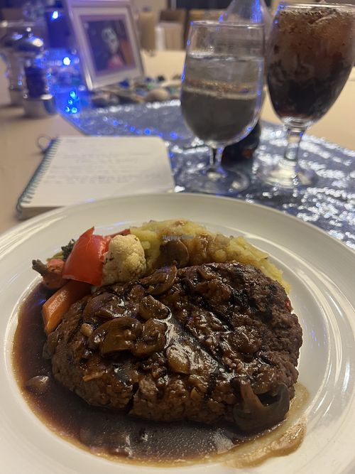 Very yummy meatloaf   at Cheers American Bistro in Reading