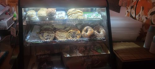 Bakery case, all vegan at Cha Cha's Tea Lounge in Phoenix
