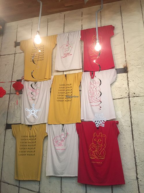 Dope merch! at Lucky Pickle Dumpling Co in New York City