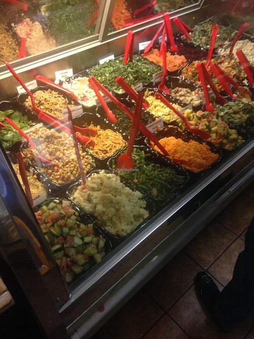 Raw food layout! at NuVegan in Washington