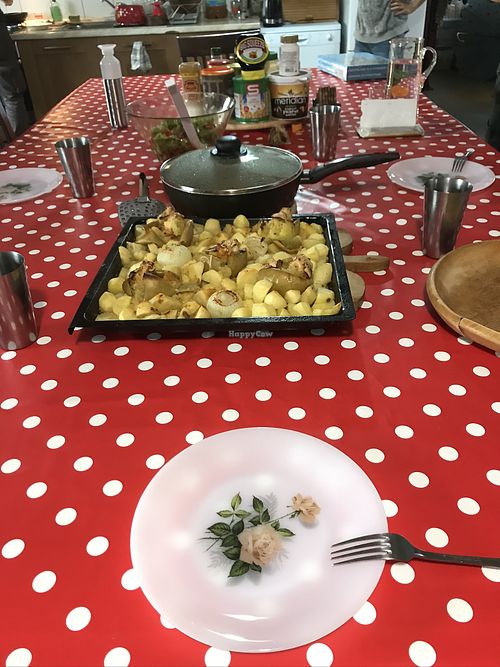 Croatian vegan food at Barabrith in Donji Budacki