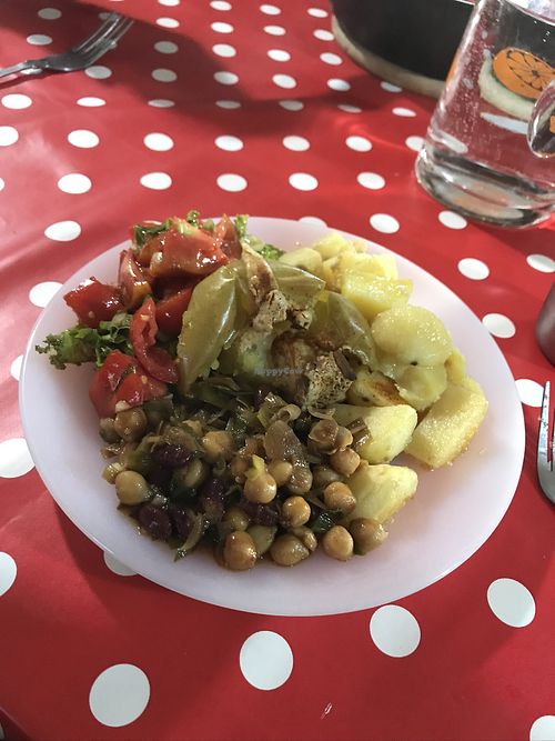 Vegan Meal served by the hosts!  at Barabrith in Donji Budacki