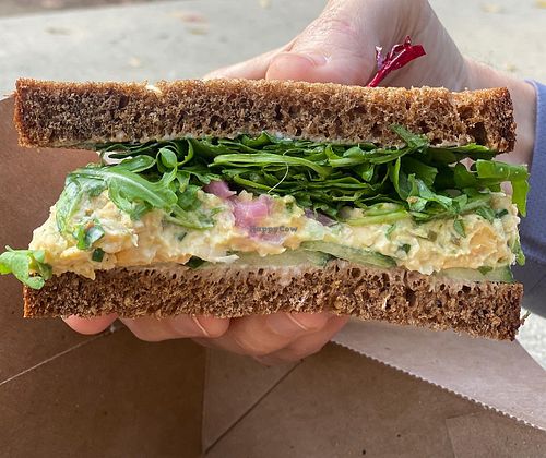 Chickpea salad sandwich  at The Trails Cafe in Los Angeles