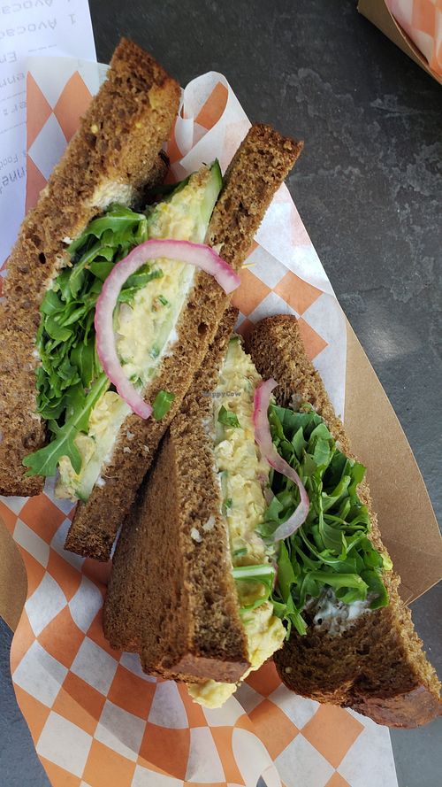 Chic sandwich at The Trails Cafe in Los Angeles