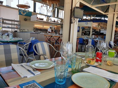 Table at Xiringuito Escribà in Barcelona