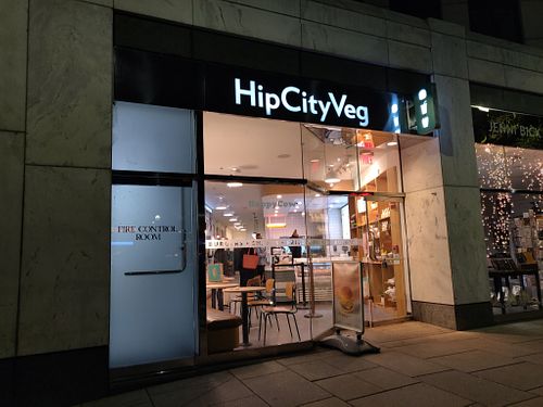 Outside at HipCityVeg - Connecticut Ave in Washington